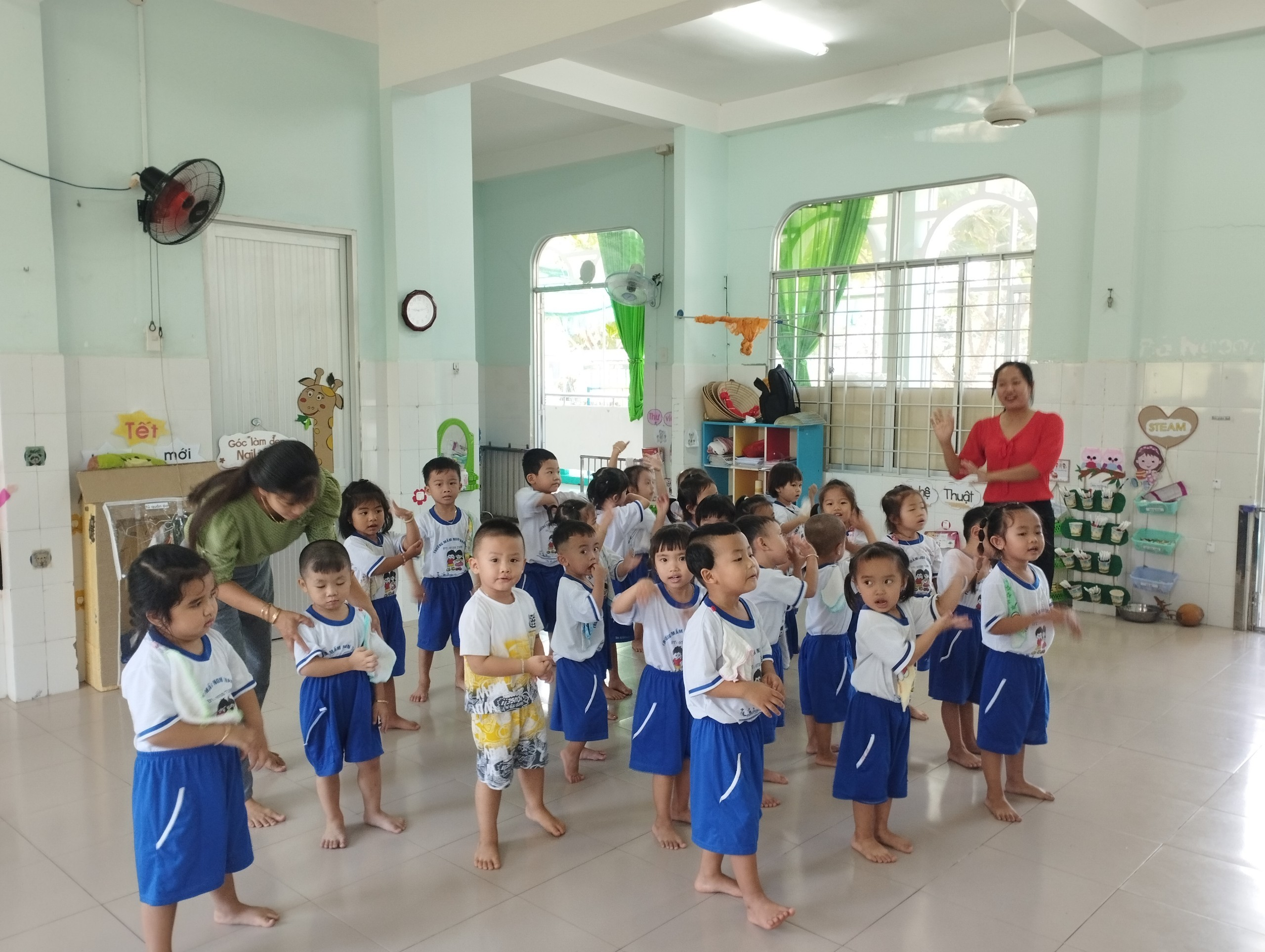 Trường Mầm non Thanh Hòa: Thực hiện tốt công tác nuôi dạy, chăm sóc trẻ em